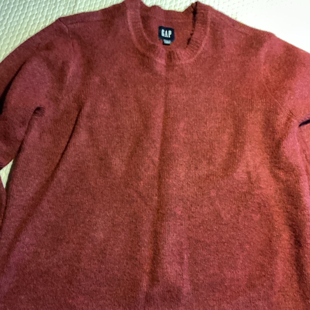 Gap Men's Crewneck Sweater In Wine Red